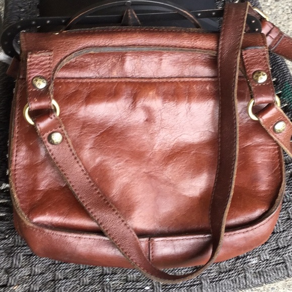 Patricia Nash vintage leather purse bag crossbody travel club vacay western - Picture 6 of 14